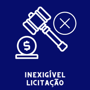 inexigível a licitação